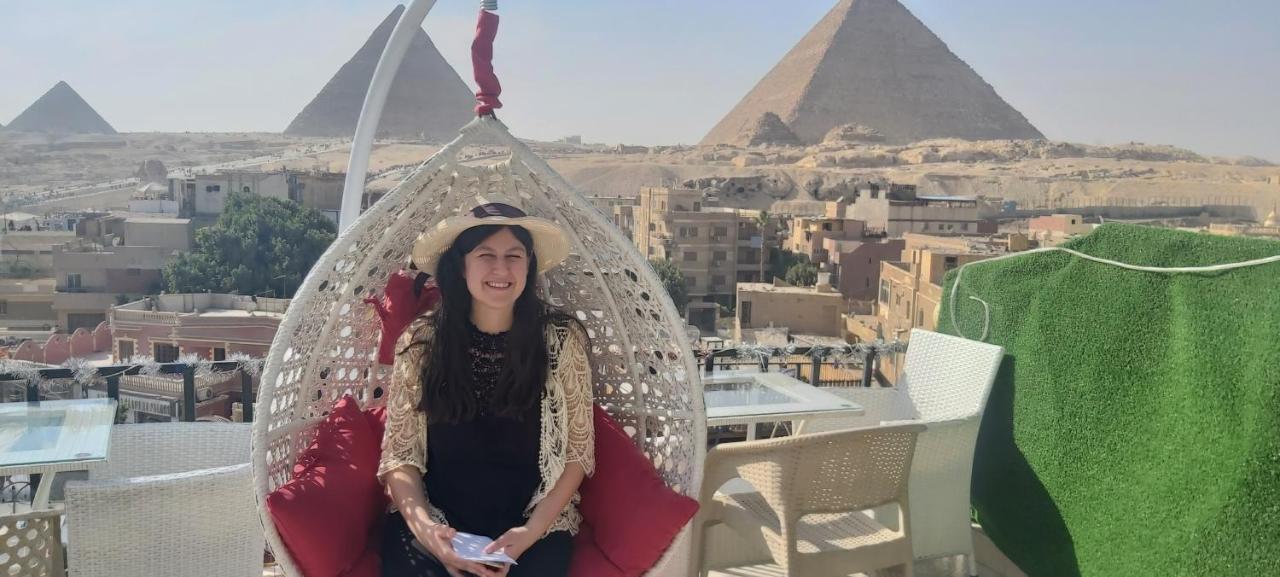 Golden Pyramids View Guest House Kafret el-Gabal Exterior foto